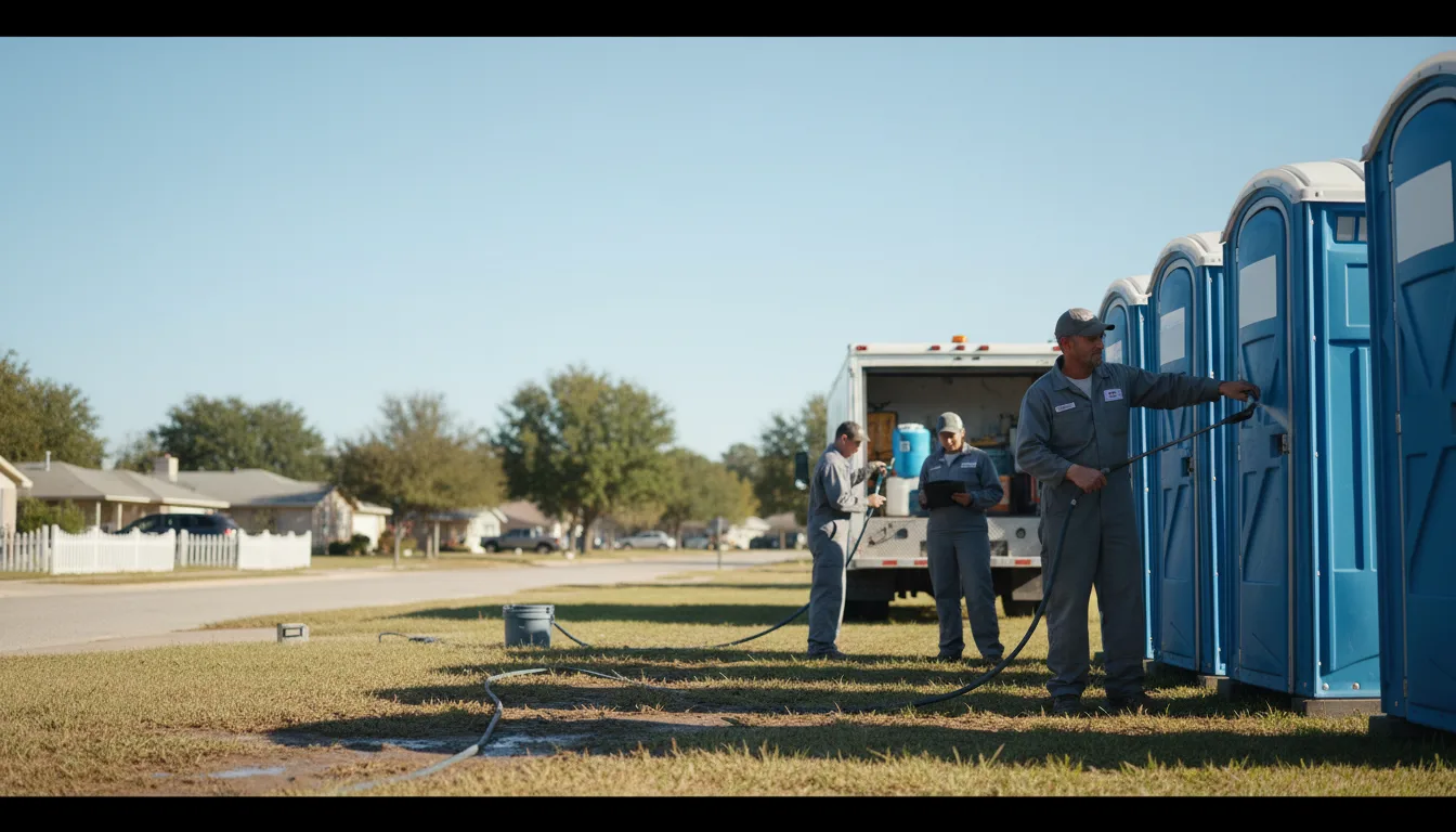 Long-Term Portable Toilet Rental in Blue Ridge, TX near me